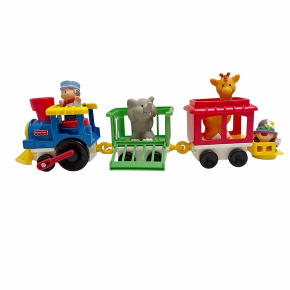 Fisher-Price Other - Fisher-Price | Little People Circus Train Animals Engineer Clown
